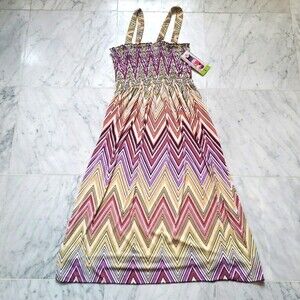 NEW Colorful Ruched Top Dress Size: Girls Jr Large